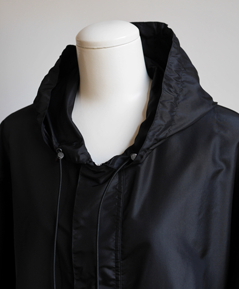 AURALEE Silk Taffeta Hooded Coat : 山口ストアー（大阪農林会館ビル 