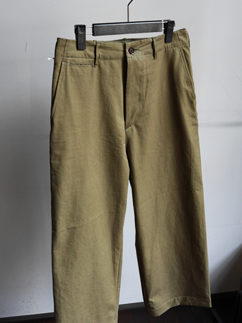 AURALEE Washed Finx Light Chino Wide Pants : 山口ストアー（大阪 