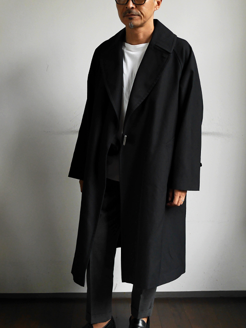 18AW コモリ ウールサージタイロッケンコート www.krzysztofbialy.com