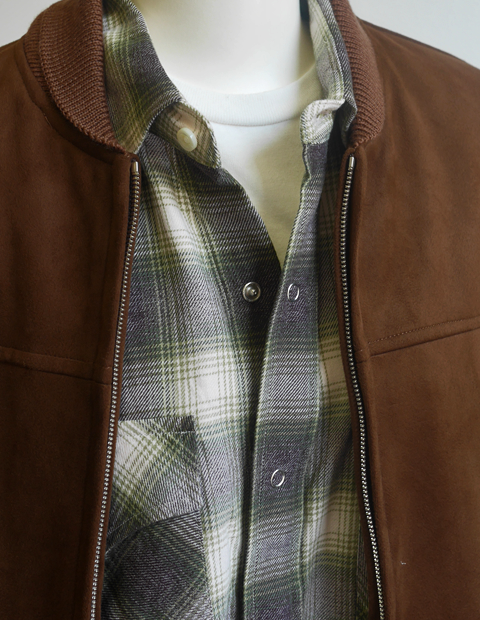 ts(s) Ombre Plaid Heather Yarn Cotton Western Shirt : 山口ストアー 