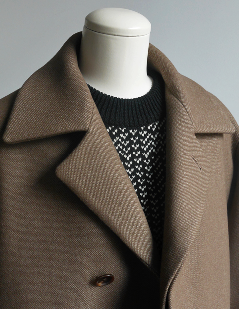 AURALEE Wool Silk Melton Soutien Collar Coat : 山口ストアー(大阪