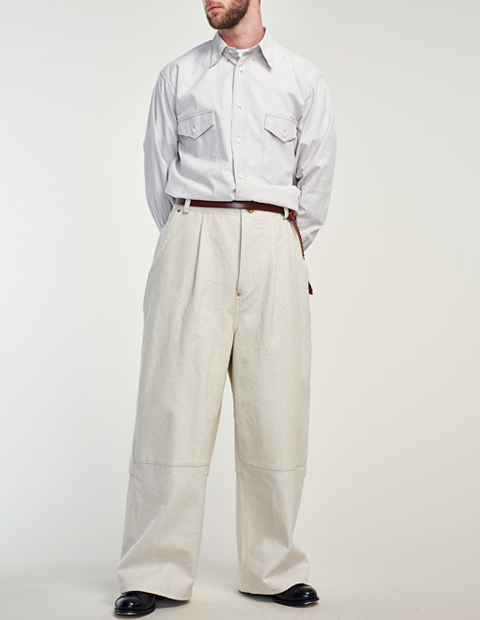 日本製】 niceness ナイスネス スウェットキャンバスエンジニアパンツ