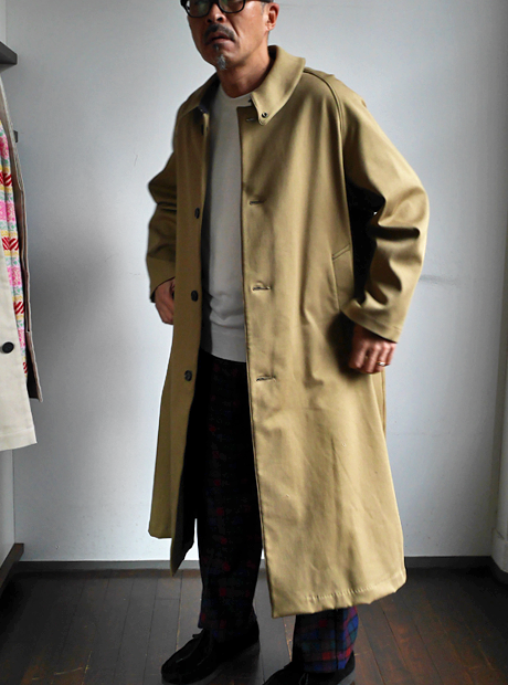 NICENESS 二重織ドーバーコート<裏起毛>