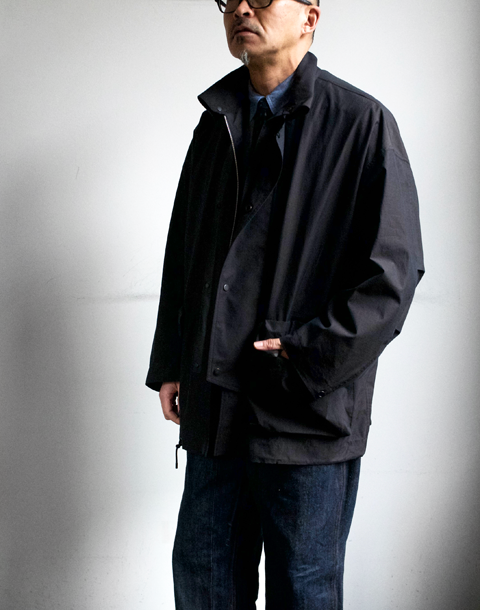 オーラリー　CHAMBRAY BIG FIELD BLOUSON