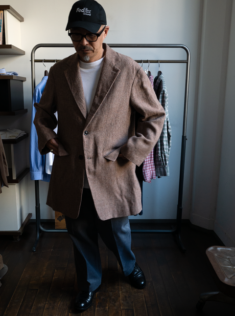 NICENESS NEP TWEED OVER JACKET 