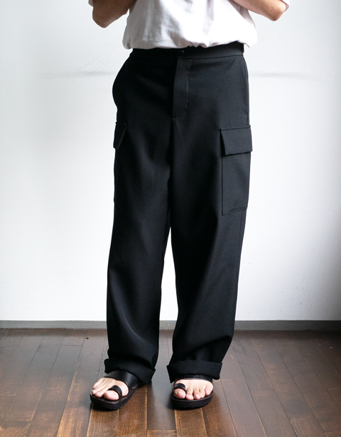 ATON BACK SATIN FIELD CARGO PANTS 6 ワークパンツ/カーゴパンツ パンツ メンズ 在庫あり即納可