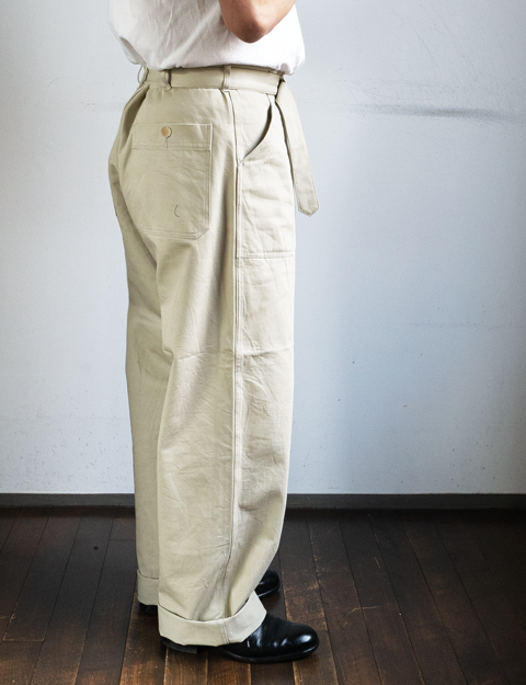 ワンエルディーケー22SS Hard Twist Finx Heavy Chino Slacks