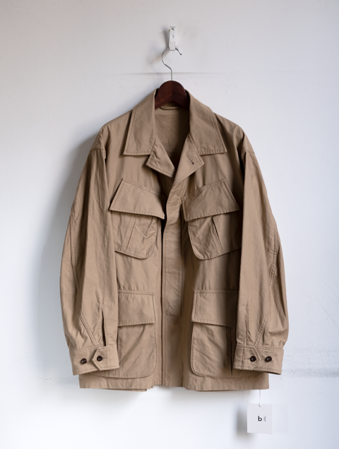 blurhms ROOTSTOCK Cotton Linen Combat Tropical Jacket : 山口