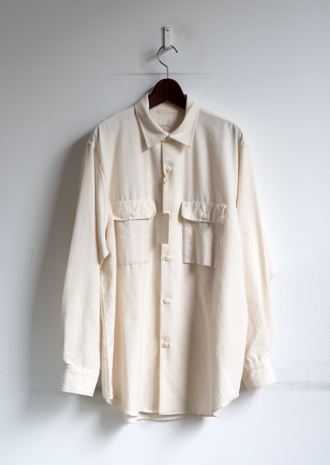ULTERIOR Cotton Cashmere Flannel W/P Shirt : 山口ストアー（大阪