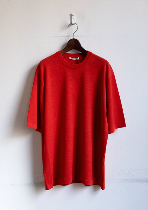 AURALEE Cashmere Hard Twist Knit Tee & Cardigan : 山口ストアー 
