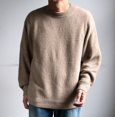 メンズcomoli カシミヤクルーネックニット 21aw - www.theshadistore.com