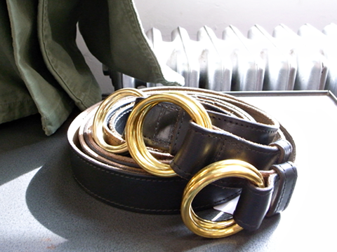 Fernand Leather Double Ring Belt