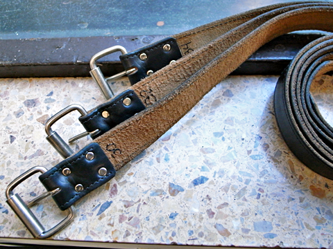 Fernand Leather Roller Buckle Belt