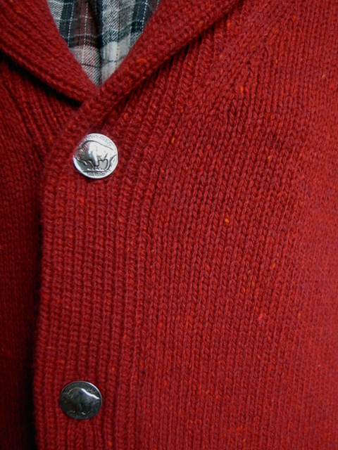 frise Shawl Collar Cardigan