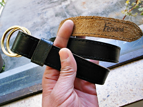 Double Ring Belt & Roller Buckle Belt