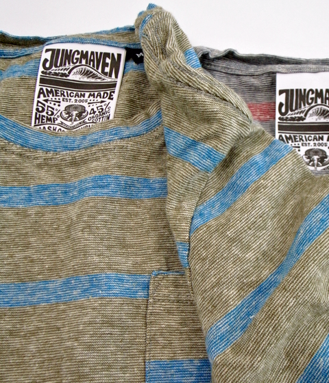 JUNGMAVEN Stripe Pocket T