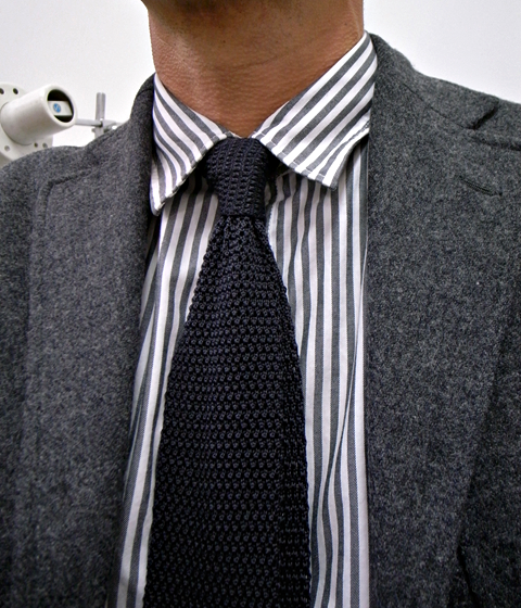 YAMAGUCHI STORE Silk Knit Tie