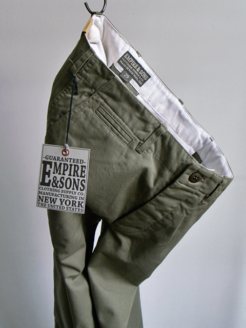 EMPIRE & SONS Heavy Twill Chino Pants