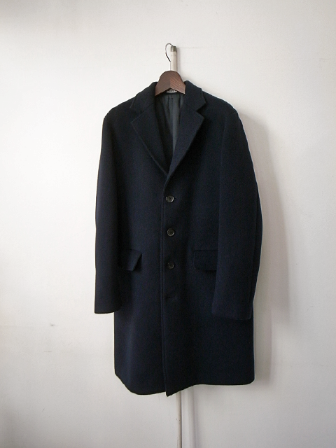 AURALEE Beaver Melton Chesterfield Coat