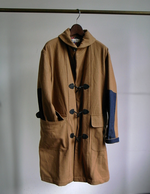 SLOW HANDS Wool Flannel Duffle Coat