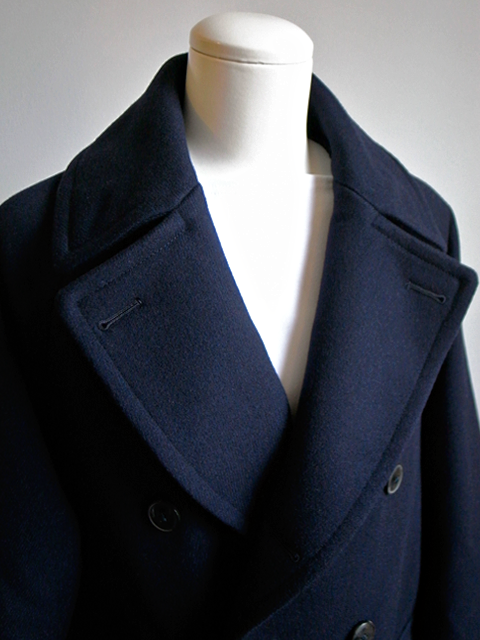 COMOLI CAVALIER MELTON COAT