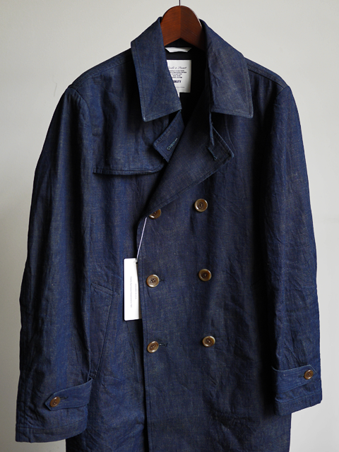 FIDELITY Denim Long Pea Coat