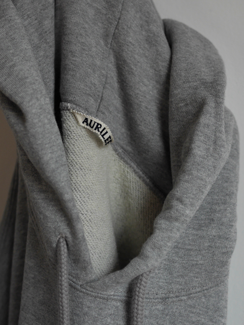 AURALEE Back Wool Sweat Big Parka