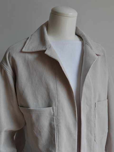 AURALEE Washed Corduroy Shirts Jacket