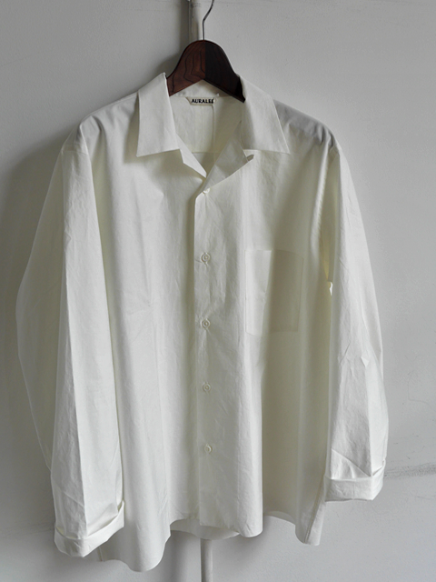 AURALEE Selvedge Weather Cloth Shirts