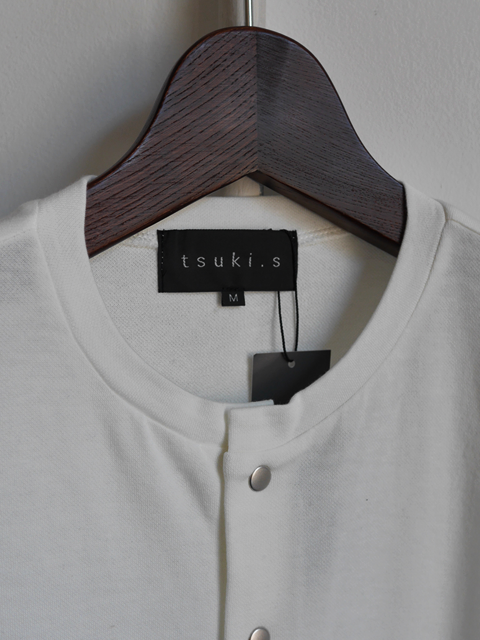 tsuki.s Cotton Crew Neck Cardigan