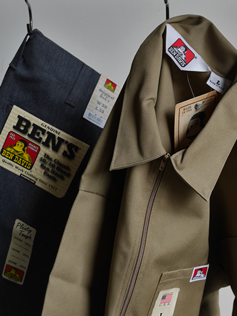 New Arrival　”BEN DAVIS 1/2 Zipper Shirts”