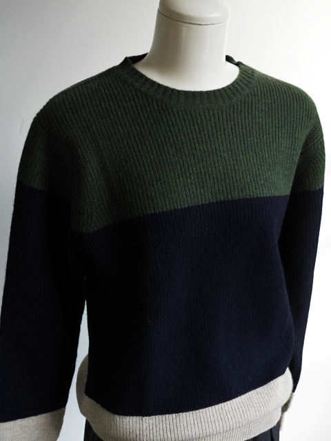 Harriss Tricolor Crew Neck