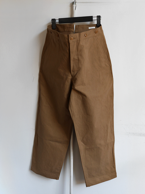 COMOLI Cotton Linen Over Pants