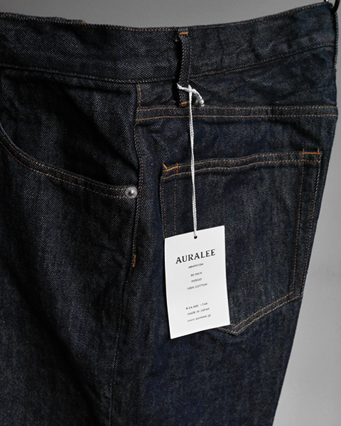 AURALEE Hard Twist Denim Pants