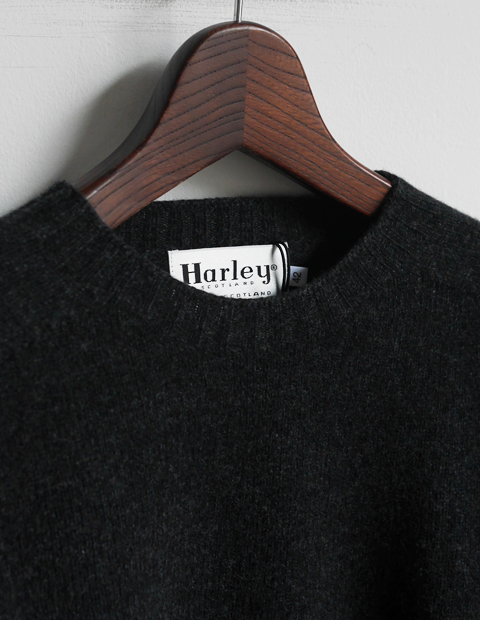 Harley OF SCOTTLAND Super Fine Lambs Wool Crew Neck