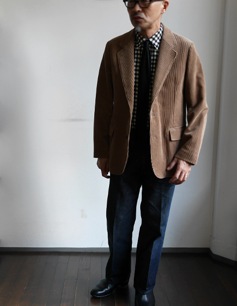 AURALEE Washed Corduroy Jacket