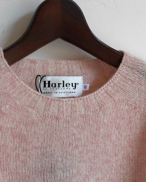 Harley OF SCOTLAND Pure New Wool Crew Neck