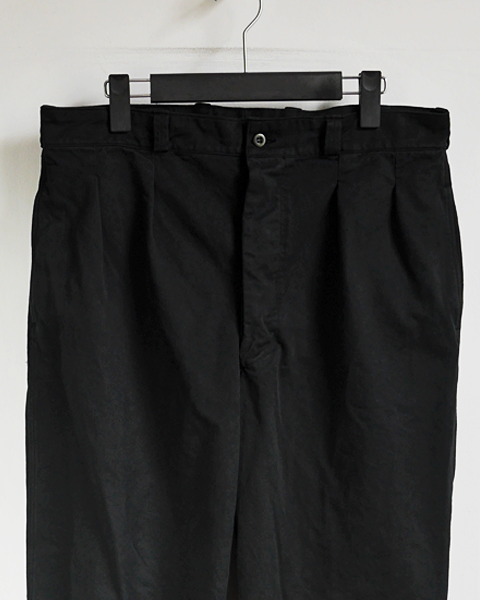 Re-Arrival !! French Military Chinos Black Over Dye