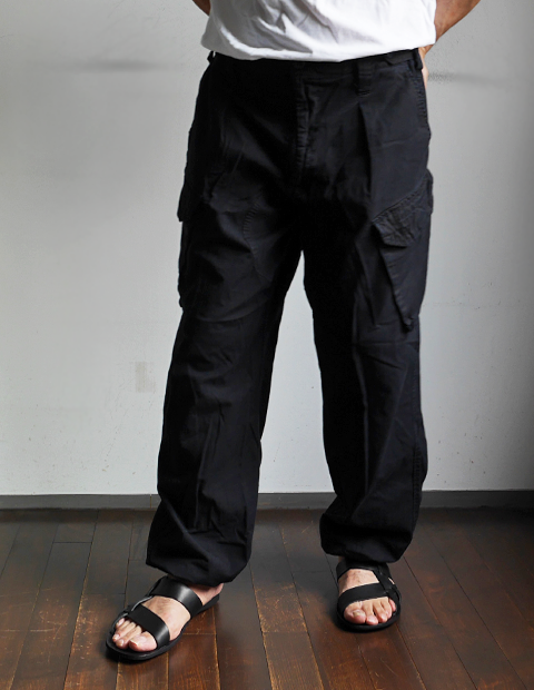 ROYAL NAVY CARGO TROUSERS Black Dye