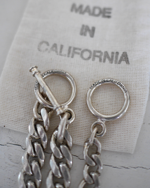 MADE IN CALIFORNIA T-BAR CHAIN BRACELET