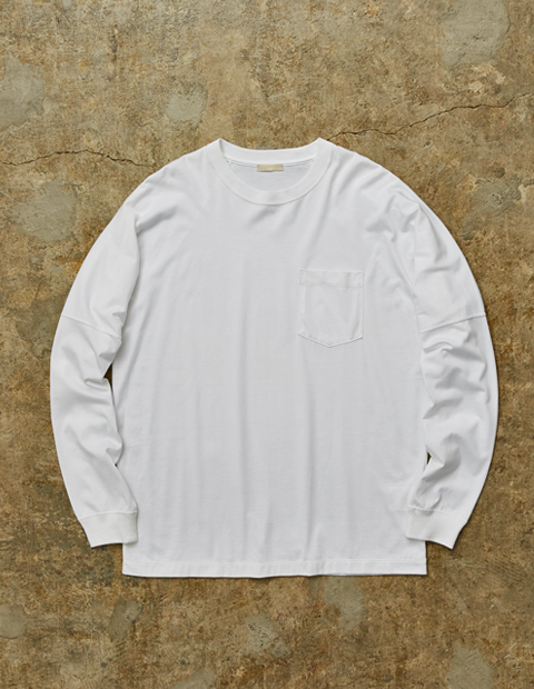 ULTERIOR Suvin Cotton L/S Pocket T