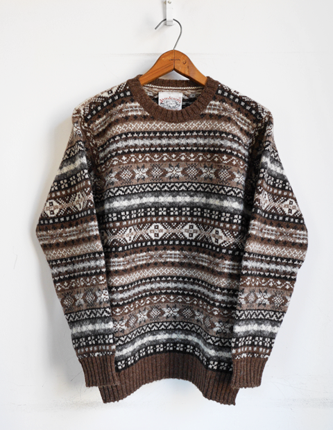 Jamieson’s Fair Isle Pullover Crew Neck