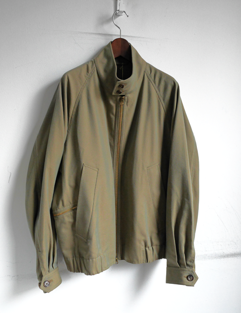 ULTERIOR Chambray Gabardine Harrington Jacket