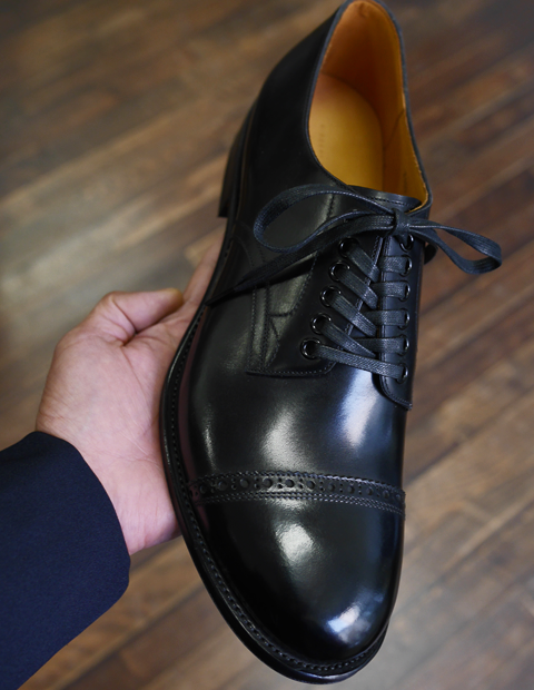 HIROSHI TSUBOUCHI Calf Cap Toe