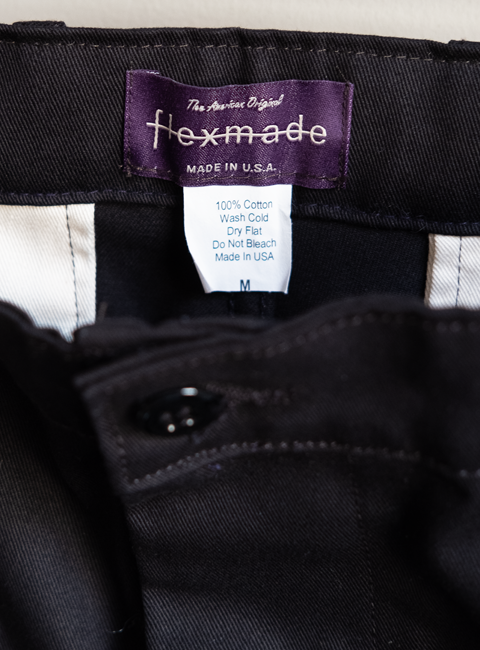 flexmade 2-Tuck Military Chino Trousers