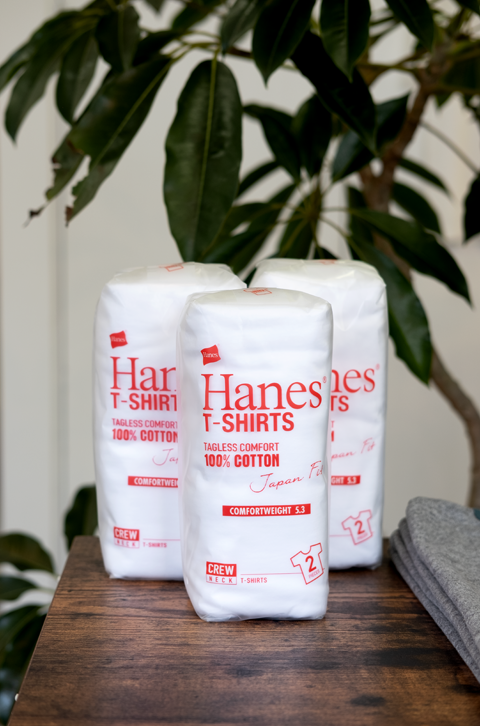 Hanes Japan Fit 2Pieces T-Shirts