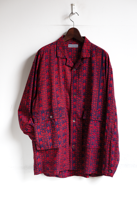 SLOW HANDS Block Print Wayferer Shirt