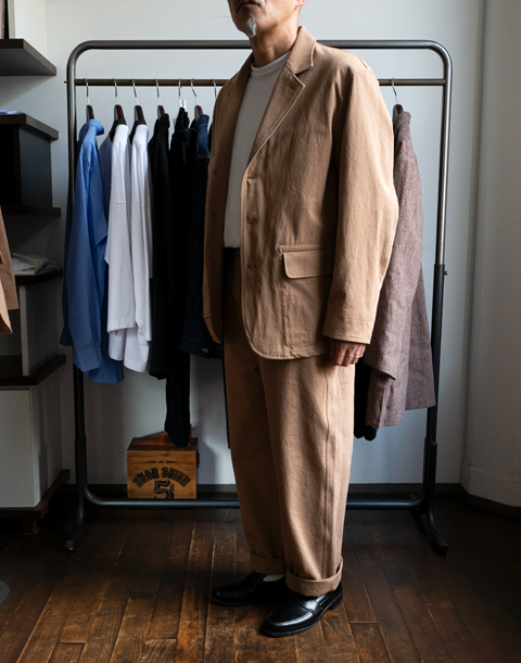 ULTERIOR Bizen Gabardine Sack Jacket & Military Pants