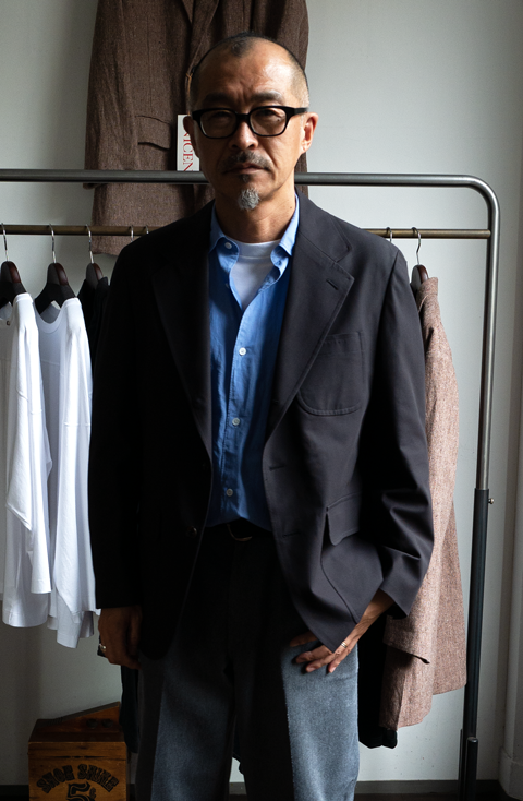 YAMAGUCHI STORE Cotton Gabardine Every Time Blazer