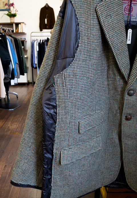 NICENESS Nep Tweed Jacket 